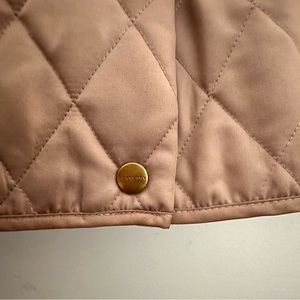 Burberry quilted shell jacket with belt